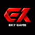 EK7 Game official homepage with modern gaming interface and responsive design